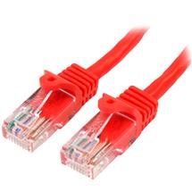 StarTech.com Cat5e Patch Cable with Snagless RJ45 Connectors  1m, Red,