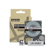 Epson Label-Making Tapes | Epson Matte Tape – Grey/Black 18mm(8m) – LK-5ABJ | In Stock
