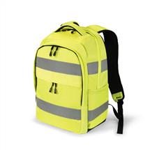 Laptop Rucksack | DICOTA HiVis backpack Yellow Polyethylene terephthalate (PET),