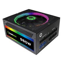 GameMax 550W RGB PSU, Fully Modular, 14cm ARGB Fan, 80+ Gold, RGB