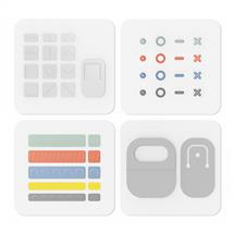 Microsoft Surface Adaptive Kit selfadhesive label Multicolour 33
