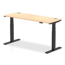 PC Desk | Dynamic Air Slimline Black, Maple colour | In Stock