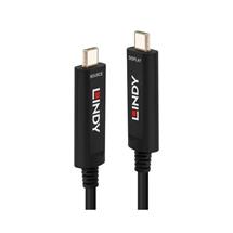 Lindy 5m Fibre Optic Hybrid USB Type C Cable, Audio / Video Only