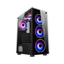 CiT Mirage F6 Mid Tower Case - Black | In Stock | Quzo UK