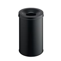 Waste container | Durable 330601 waste container Round Steel Black | In Stock