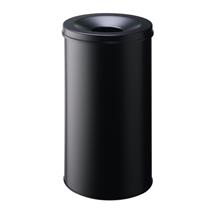 Durable 3307-01 60 L Round Steel Black | In Stock | Quzo UK