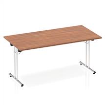 Dynamic I000700 standing desk Walnut, Silver | In Stock