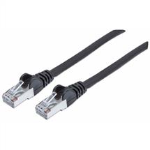 Intellinet  | Intellinet Network Patch Cable, Cat7 Cable/Cat6A Plugs, 1m, Black,