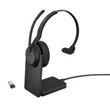 Bluetooth Headphones | Jabra Evolve2 55 - Link380a MS Mono (Include Stand)