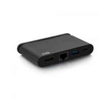 C2g USB Hubs | C2G USBC 4in1 Compact Dock with HDMI, USBA, Ethernet, and USBC Power