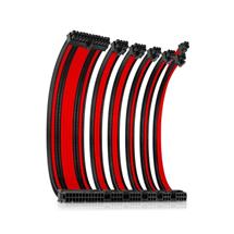 Antec Black/Red PSU Extension Cable Kit with black connectors  6 Pack
