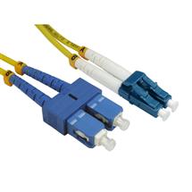 Yellow | Cables Direct FB2SLCSC100Y InfiniBand/fibre optic cable 10 m 2x LC 2x