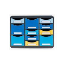 Bee Blue | Exacompta Store Box Multi Bee Blue - Assorted Colours - New