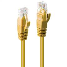 Lindy 3m Cat.6 U/UTP Network Cable, Yellow | Quzo UK