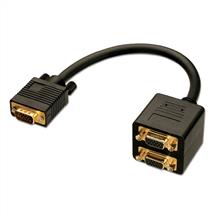 Lindy  | Lindy 2 Port VGA Splitter Cable. Cable length: 0.18 m, Connector 1: