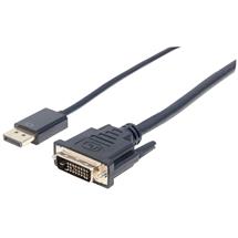 Manhattan DisplayPort 1.2a to DVID 24+1 Cable, 1080p@60Hz, 3m, Male to
