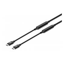 Manhattan Cables | Manhattan USBC to USBC Cable, 3m, Active, Male to Male, Black, 10 Gbps