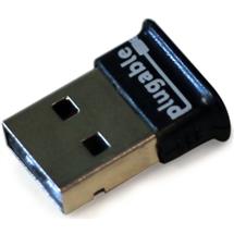 Black, Silver | Plugable Technologies USB-BT4LE network card Bluetooth