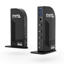 Plugable Technologies USBC Triple Monitor Docking Station, 100W,