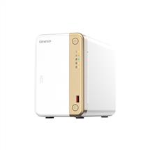 Qnap Network Attached Storage | QNAP TS-262 NAS Tower Ethernet LAN Gold, White N4505