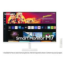 VA Screen Type | Samsung 32" M70B UHD, USB-C White Smart Monitor with Speakers & Remote