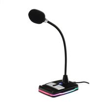 Varr Gaming USB Microphone with Stand, Adjustable 360°, Control panel