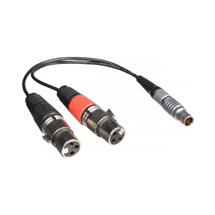 Atomos ATOMCAB017 audio cable 2 x XLR Black, Red, Silver
