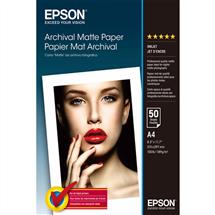 Photo Paper | Epson Archival Matte Paper  A4  50 Sheets, Matte, 192 g/m², A4, White,