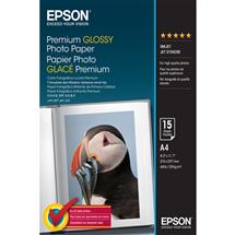 Photo Paper | Epson Premium Glossy Photo Paper  A4  15 Sheets, Premiumgloss, 255