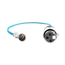 Mini XLR Male to XLR Female Audio Cable - Blue | In Stock