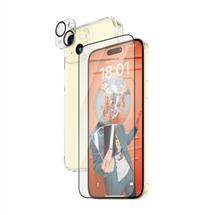 Transparent | PanzerGlass ® 3-in-1 Pack iPhone 15 Plus | In Stock
