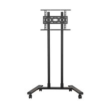 B-Tech Signage Display Mounts | BTech Large Universal Flat Screen Trolley / Floor Stand (VESA 600 x