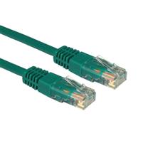 Cables Direct | Cables Direct 15m CAT5e 100MHz networking cable Green U/UTP (UTP)