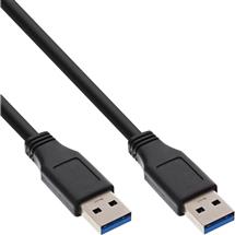 3  | InLine USB 3.2 Gen.1 Cable Type A male / A male, black, 0.3m