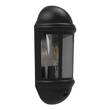4lite IP65 Half Wall Lantern E27 PIR | Quzo UK