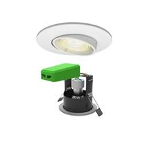 4lite WiZ Connected IP20 GU10 Adjustable Fire Rated Downlight