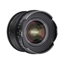 Compact professional manual focus full frame ultra wideangle cine lens