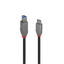 Lindy 2m USB 3.2 Type C to B Cable, Anthra Line | Quzo UK