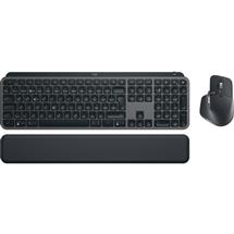 Graphite | Logitech MX Keys S Combo keyboard Mouse included Office RF Wireless +