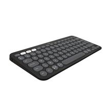 Graphite | Logitech Pebble Keys 2 K380s keyboard Universal RF Wireless +