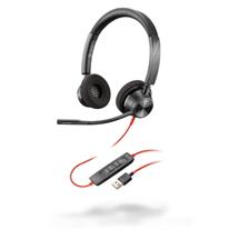 POLY 3320 Headset Wired Head-band Calls/Music USB Type-A Black