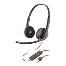 POLY Blackwire C3220 USB-A Black Headset (Bulk) | Quzo UK