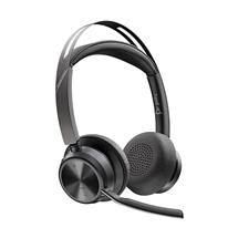 HP Headsets | POLY Voyager Focus 2 USB-A with charge stand Headset