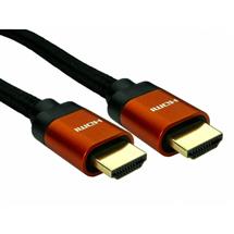 Black, Orange | Cables Direct CDLHD8K00CP HDMI cable 0.5 m HDMI Type A (Standard) 2 x