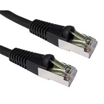 Cables Direct | Cables Direct 10m CAT6a, M - M networking cable Black S/FTP (S-STP)