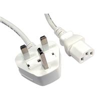 Cables Direct UK - C13 1.8m White C13 coupler | Quzo UK