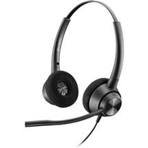 HP Headsets | POLY EncorePro 320 with Quick Disconnect Binaural Headset TAA