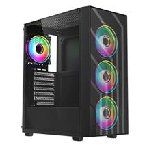PC Cases | VIDA SIROCCO-BLK computer case Tower Black | In Stock