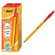 BIC Orange Fine Red Stick ballpoint pen 20 pc(s) | In Stock