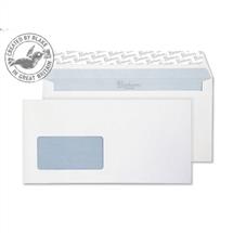 Blake Wallet Window Peel and Seal Ultra White Wove DL 120gsm (Pack